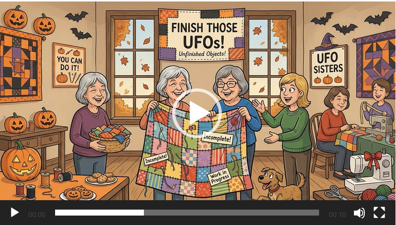UFO Sisters: Don't Let those UFOs Haunt Your Project Bags